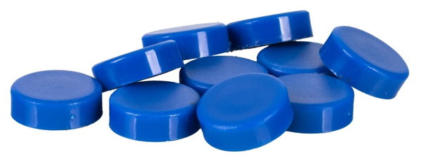 Magnesy do tablic Q-CONNECT, okrągłe, 20mm, 10szt, niebieskie