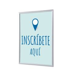 Klapprahmen A1 Komplettset Hier Anmelden Blau Spanisch