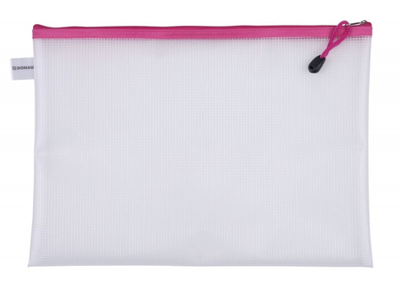 Torebka DONAU Zipper Bag, A4, 343x246 mm, EVA, z suwakiem, mix kolorów
