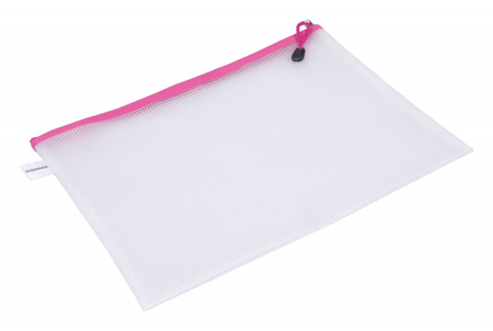 Torebka DONAU Zipper Bag, A4, 343x246 mm, EVA, z suwakiem, mix kolorów