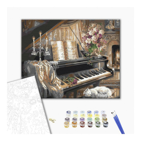 Malowanie po numerach BRUSHME, 40x50 cm, komfort Beethovena, 1 szt., w pudełku