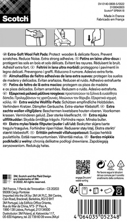 Podkładki przylepne SCOTCH, samoprzylepne, okrągłe, 13mm, 25 szt., beżowe