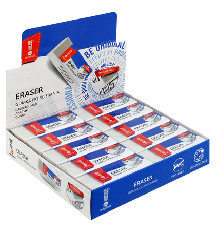 Gumka do mazania MemoBe biurowa biała