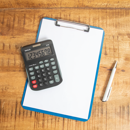 KALKULATOR BIURKOWY JUNIOR MJ 550, 8-POZYCYJNY, CZARNY MAUL