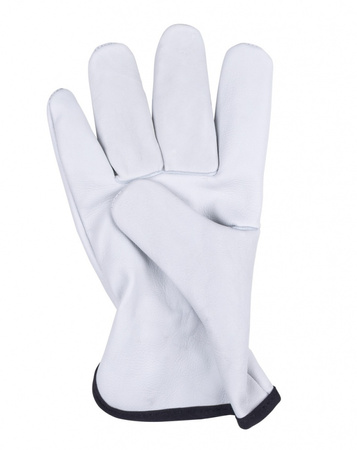 Rękawice robocze DONAU SAFETY DS-DRIVCOW, driver, skóra bydlęca, rozm. 10/XL, białe