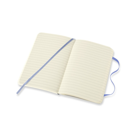 Notes MOLESKINE Classic P (9x14cm), w linie, miękka oprawa, 192 strony, hydrangea blue