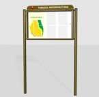 Gablota zewnętrzna wolnostojąca TQL - malowana