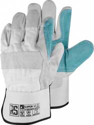 Rękawice Super V RS, robocze typu doker, rozm. 10, niebieskie