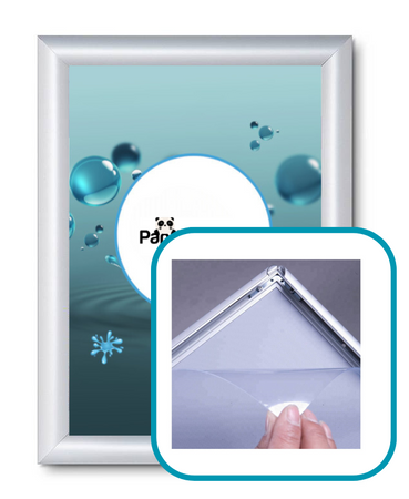 Rama zatrzaskowa 25mm, prosty narożnik 