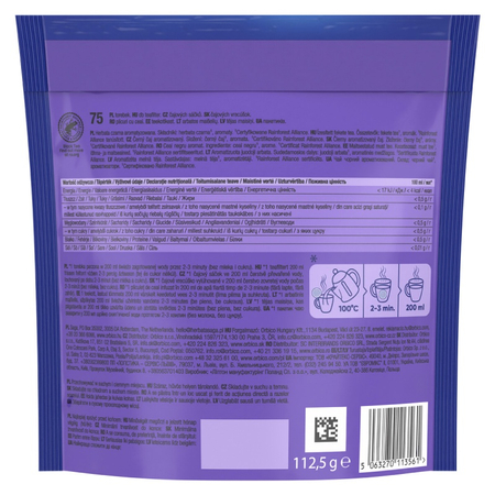 Herbata SAGA, czarna, Earl Grey, 75 torebek