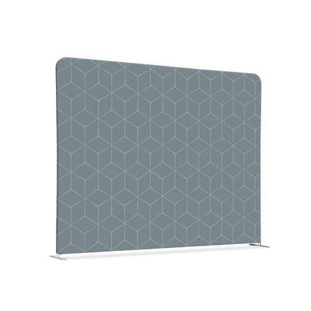 Textile Room Divider 200-150 Double Hexagon Green