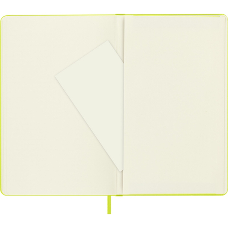 Notes MOLESKINE Classic L (13x21cm), gładki, twarda oprawa, 240 stron, lemon green