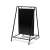 Kredowy potykacz Swing 50 x 70 cm Czarny - ZPSW50x70