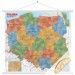 Mapa ścienna Polski administracyjna 1:500 tys. 144x134 cm