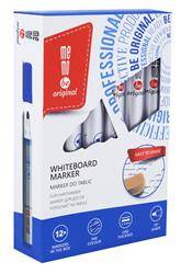 Markery do tablic suchościeralnych MEMOBE, okrągła końcówka, kolor niebieski