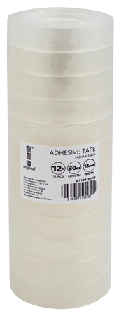 Taśma klejąca MemoBe 12mm x 30m , 12 sztsłupek