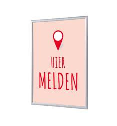 Klapprahmen A1 Komplettset Hier Anmelden Rot Niederländisch