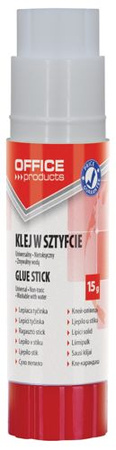 Klej w sztyfcie OFFICE PRODUCTS, PVA, 15g