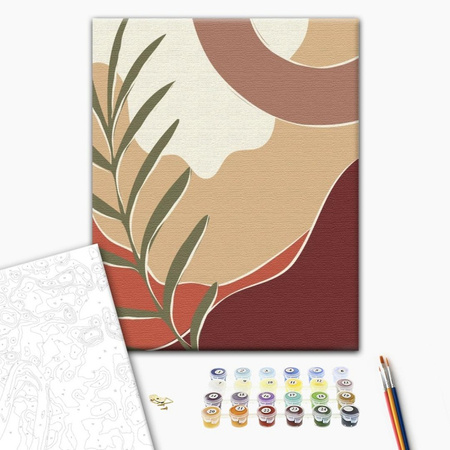 Malowanie po numerach BRUSHME, 40x50 cm, tryptyk pastelowy art 2, 1 szt., w pudełku