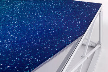 Pop-Up Impress Druck Vorderseite 3x3, LED