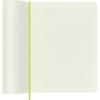 Notes MOLESKINE Classic XL (19x25cm), w linie, miękka oprawa, 192 strony, lemon green