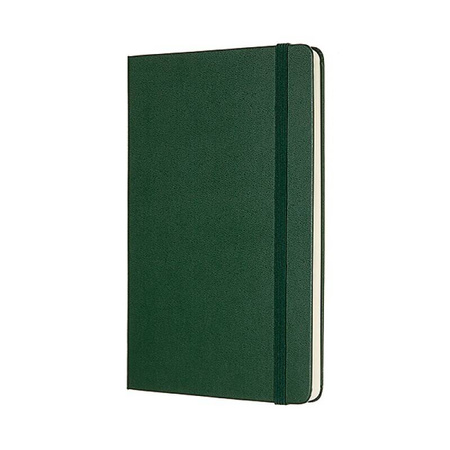 Notes MOLESKINE Classic L (13x21cm), gładki, twarda oprawa, myrtle green, 240 stron, zielony