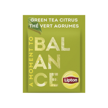 Herbata LIPTON Feel Good Selection, Balance, zielona, cytrusowa, 25 kopert