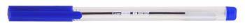 Długopis biurowy przezroczysty 1 mm MemoBe niebieski