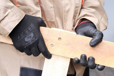 Rękawice TK ROOSTER, rozm. 8, czarne