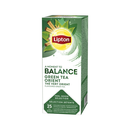 Herbata LIPTON Feel Good Selection, Balance, zielona, orientalna, 25 kopert