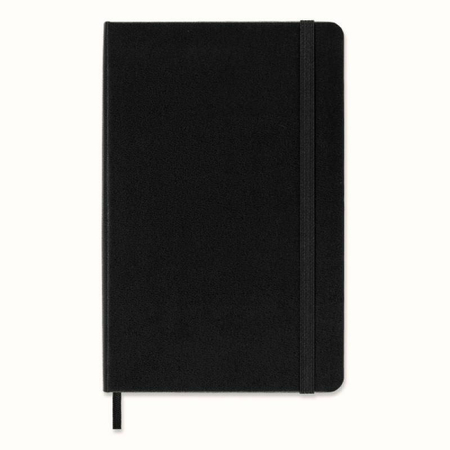 Notes MOLESKINE Classic M (11,5x18 cm) w linie, twarda oprawa, 208 stron, czarny
