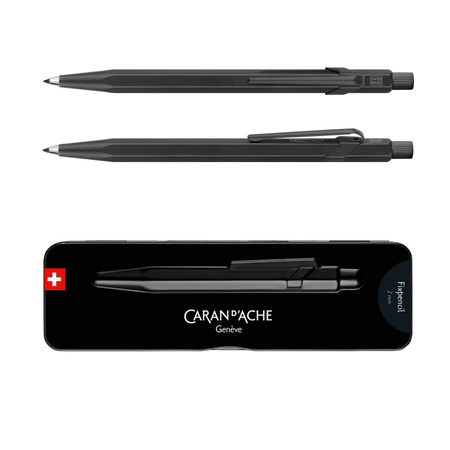 Ołówek CARAN D'ACHE Fixpencil, Black Code, 2mm, czarny