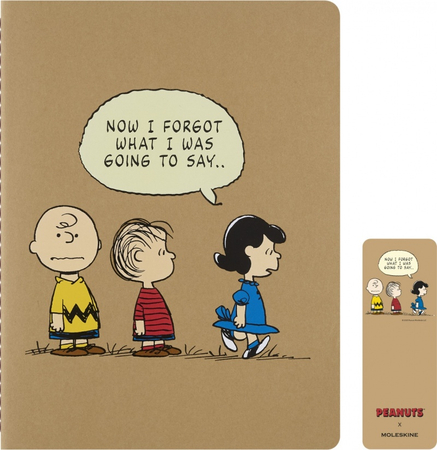 Zestaw 3 zeszytów MOLESKINE Peanuts Bundle 2025, XL, 19x25cm, w linie, edycja limitowana