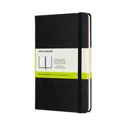Notes MOLESKINE Classic M, 11,5x18 cm, gładki, twarda oprawa, 208 stron, czarny