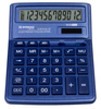 Kalkulator biurowy DONAU TECH, 12-cyfr. wyświetlacz, wym. 190x143x40 mm, granatowy