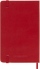 Kalendarz tygodniowy MOLESKINE 2026, 12M, P, twarda oprawa, 9x14cm, scarlet red