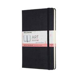 Notes MOLESKINE L (13x21cm) Art Bullet w kropki, twarda oprawa, 160 stron, czarny