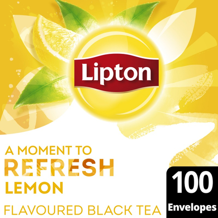 Herbata LIPTON Feel Good Selection, Refresh, cytryna, 100 kopert