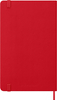 Kalendarz dzienny MOLESKINE 2026, 12M, L, twarda oprawa, 13x21cm, scarlet red