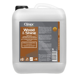 Emulsja CLINEX Wood&Shine, samonabłyszczająca i pielęgnująca podłogi, 5l