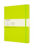 Notes MOLESKINE Classic, XL, 19x25cm, gładki, twarda oprawa, 192 strony, lemon green