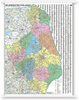 Mapa magnetyczna województwa Podlaskiego 1:180 tys. - 100 x 120cm