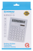 Kalkulator biurowy DONAU TECH, 12-cyfr. wyświetlacz, wym. 190x143x40 mm, srebrny