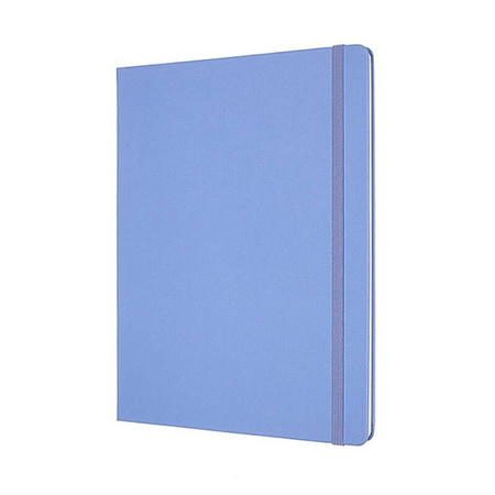 Notes MOLESKINE Classic XL (19x25 cm), gładki, twarda oprawa, hydrangea blue, 192 strony, niebieski