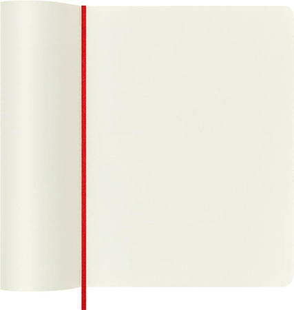Notes MOLESKINE Classic XL (19x25cm) gładki, miękka oprawa, 192 strony, czerwony