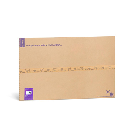 Tablica filcowa MemoBe Idea, powierzchnia popielata, rama aluminiowa EDGE, 90x60 cm