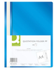 Skoroszyt Q-CONNECT, PP, A4, miękki, 120/180mikr., niebieski