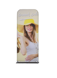 Zipper-Wand Banner 60x200cm Druck doppelseitig