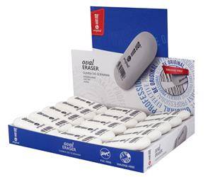 Gumka do mazania MemoBe Oval biała