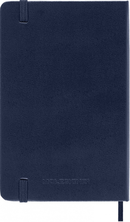 Kalendarz tygodniowy MOLESKINE 2026, 12M, P, twarda oprawa, 9x14cm, sapphire blue